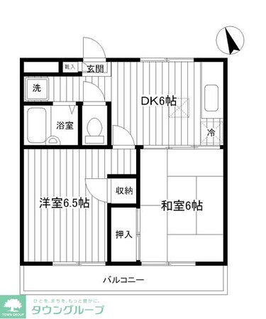 リバーパーク矢向の物件間取画像